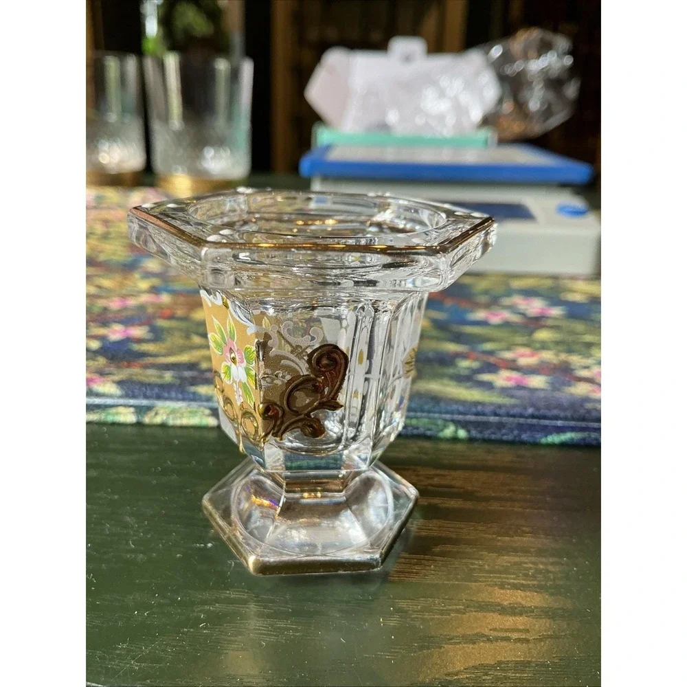 Vintage Murano Glass Hand Painted 2